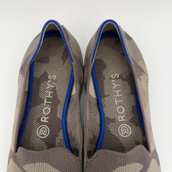 Rothy's Dark Gray Camo The Loafers Flats Women's Size 9.5 Slip On Career Comfort - Picture 3 of 6